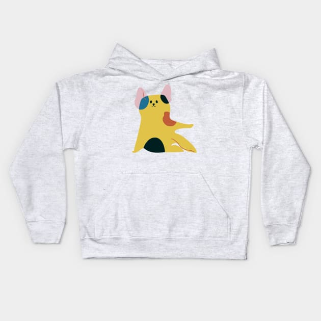 French Freanchie Kids Hoodie by huebucket